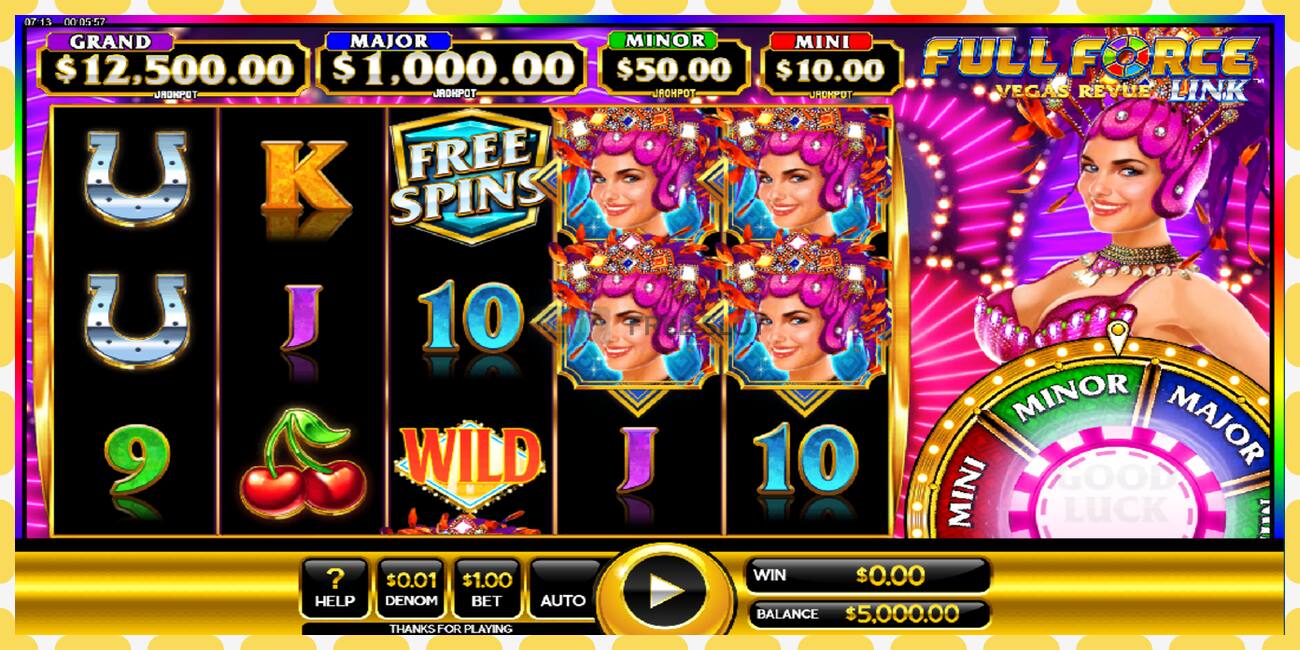 Demo slot Full Force Vegas Revue free and without registration, picture - 1