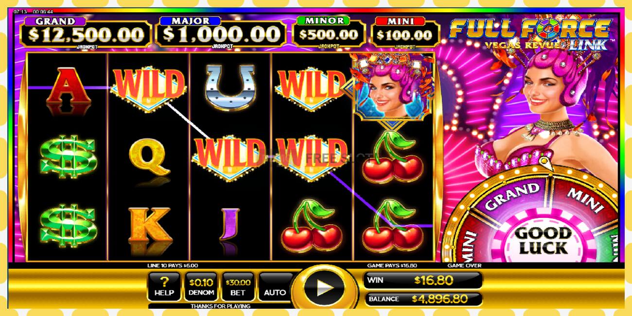 Demo slot Full Force Vegas Revue free and without registration, picture - 1