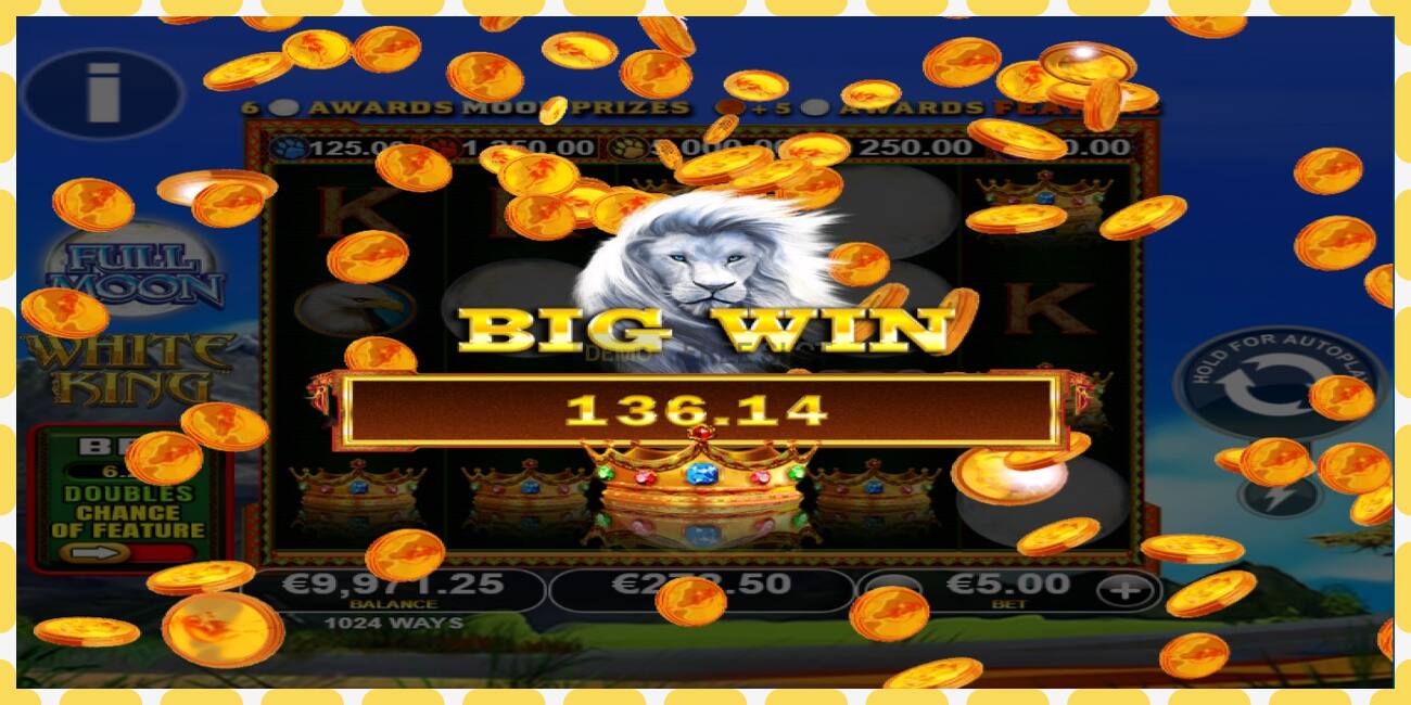 Demo slot Full Moon: White King PowerPlay Jackpot නොමිලේ සහ ලියාපදිංචියකින් තොරව, පින්තූරය - 1