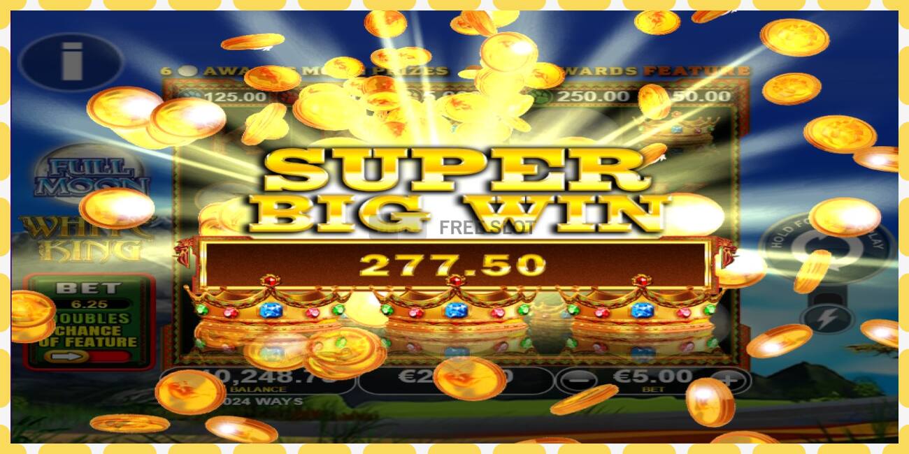 Demo slot Full Moon: White King PowerPlay Jackpot නොමිලේ සහ ලියාපදිංචියකින් තොරව, පින්තූරය - 1