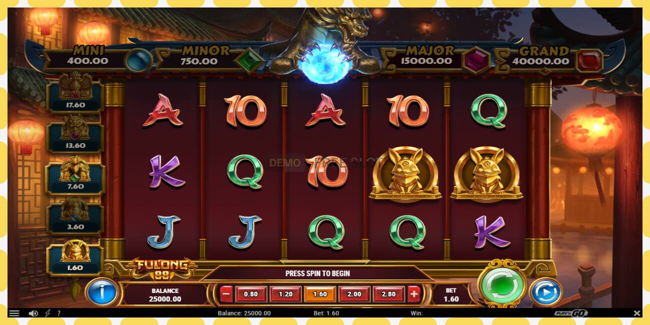 Demo slot Fulong 88 free and without registration, picture - 1