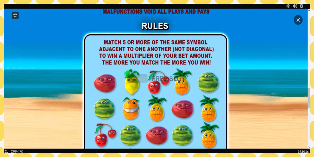 Demo slot Funky Fruits free and without registration, picture - 1