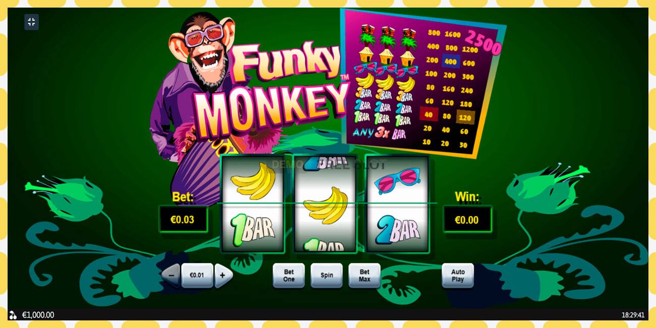 Demo slot Funky Monkey free and without registration, picture - 1