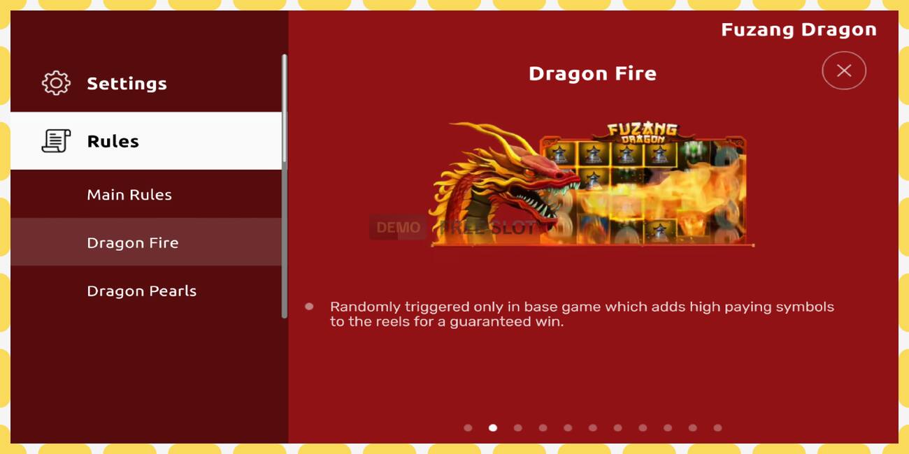 Demo slot Fuzang Dragon free and without registration, picture - 1