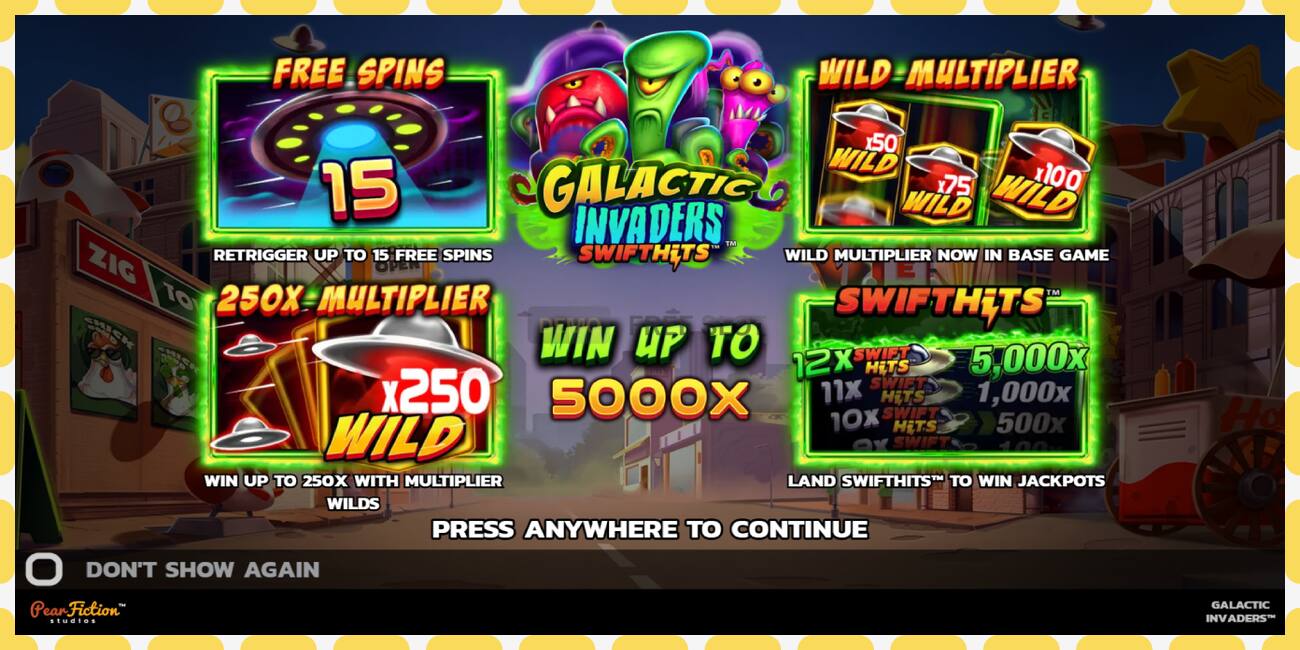 Demo slot Galactic Invaders gratis och utan registrering, bild - 1