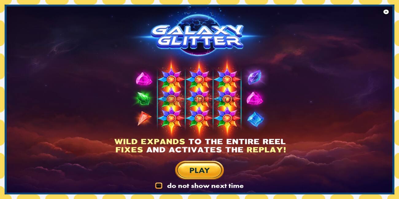 Slot demo Galaxy Glitter gratuit și fără înregistrare, imagine - 1