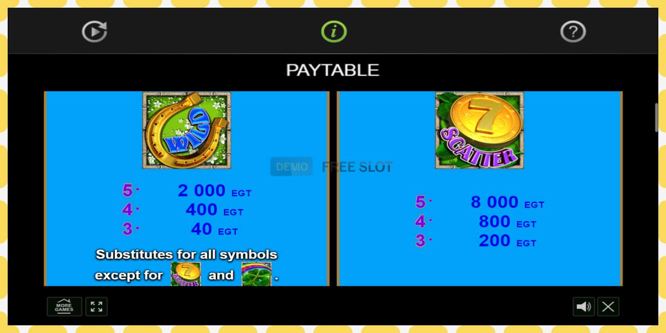 Demo slot Game of luck free and without registration, picture - 1