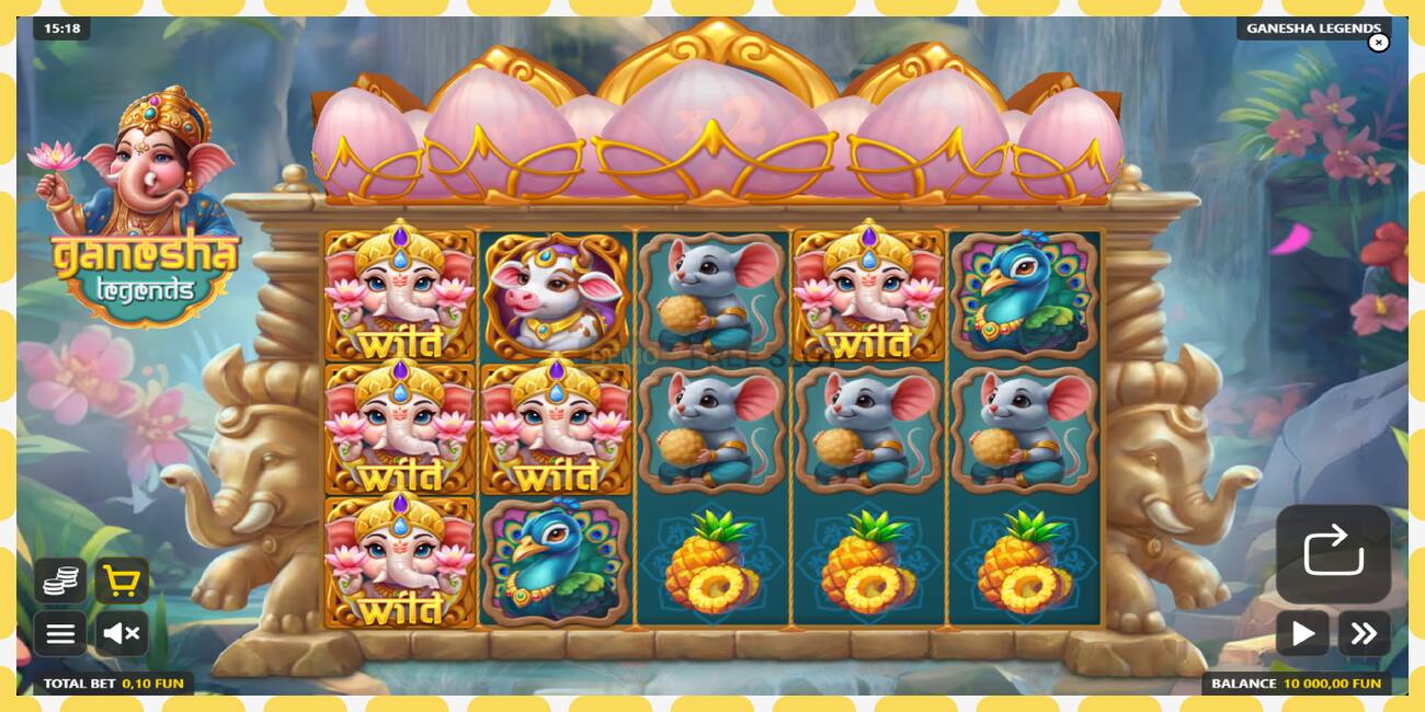 Demo slot Ganesha Legends නොමිලේ සහ ලියාපදිංචියකින් තොරව, පින්තූරය - 1