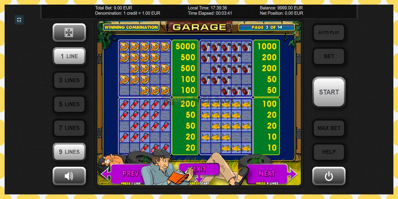 Demo slot Garage zdarma a bez registrace, obrázek - 1