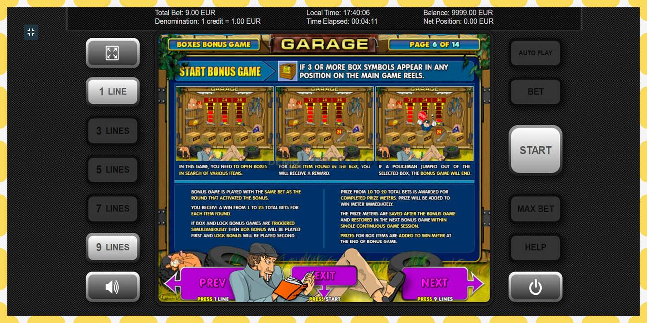 Demo slot Garage zdarma a bez registrace, obrázek - 1