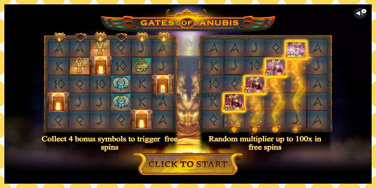 Emplacement de démonstration Gates of Anubis gratuit et sans inscription, image - 1