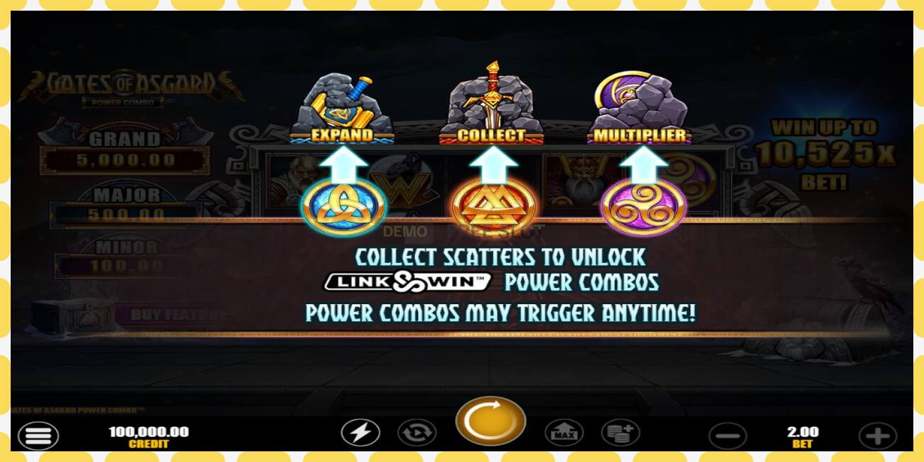 Demo slot Gates of Asgard Power Combo free and without registration, picture - 1