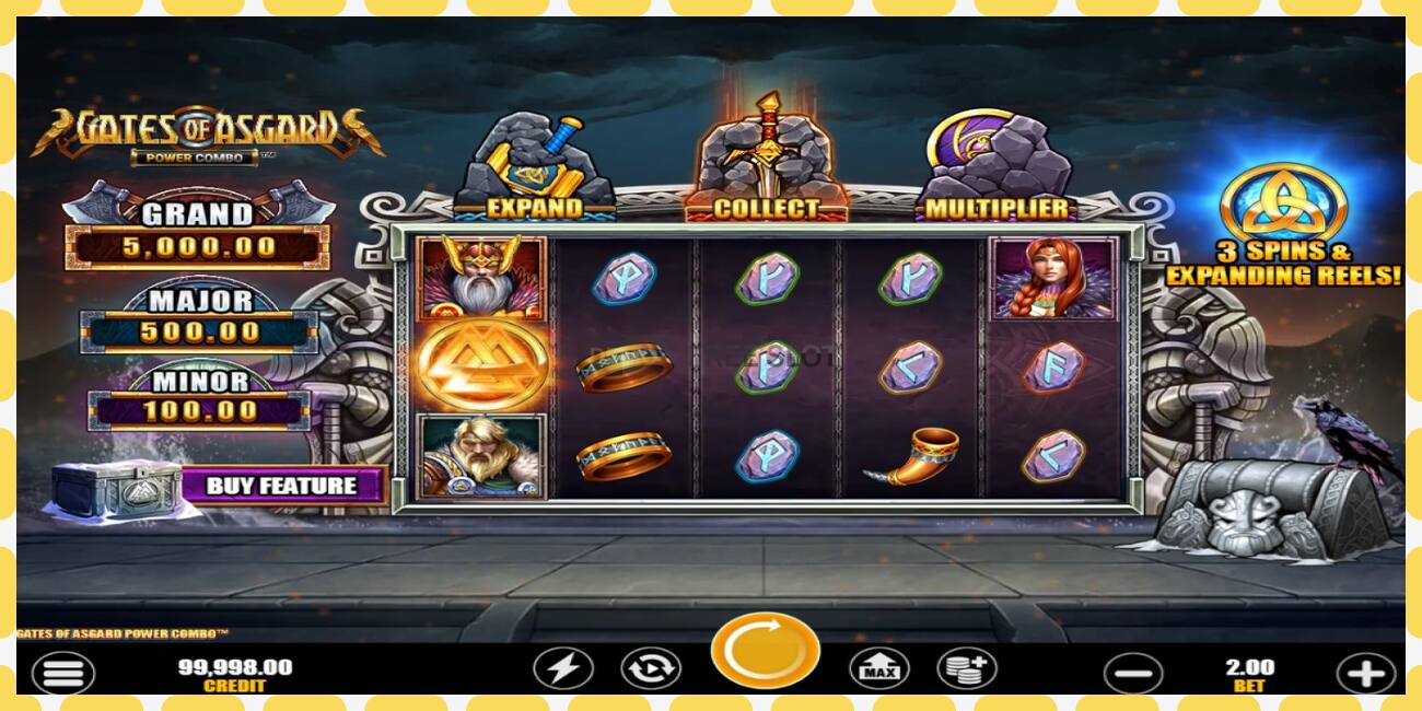 Demo slot Gates of Asgard Power Combo free and without registration, picture - 1