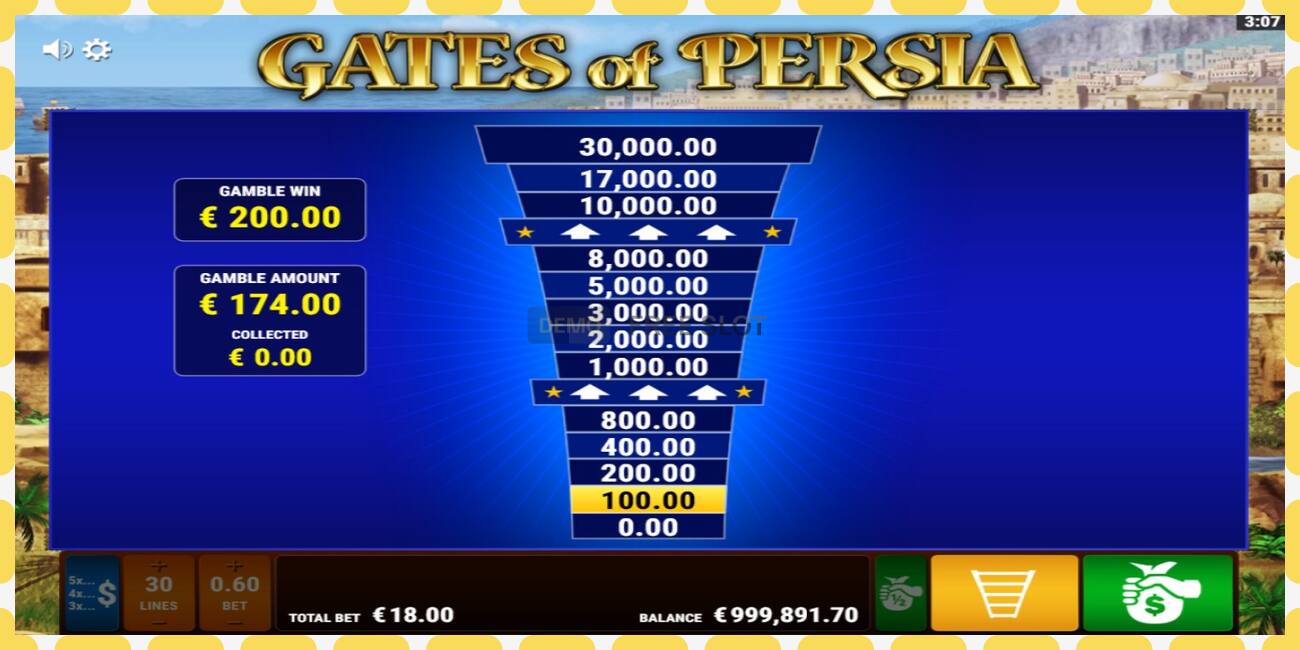 Demo slot Gates of Persia free and without registration, picture - 1