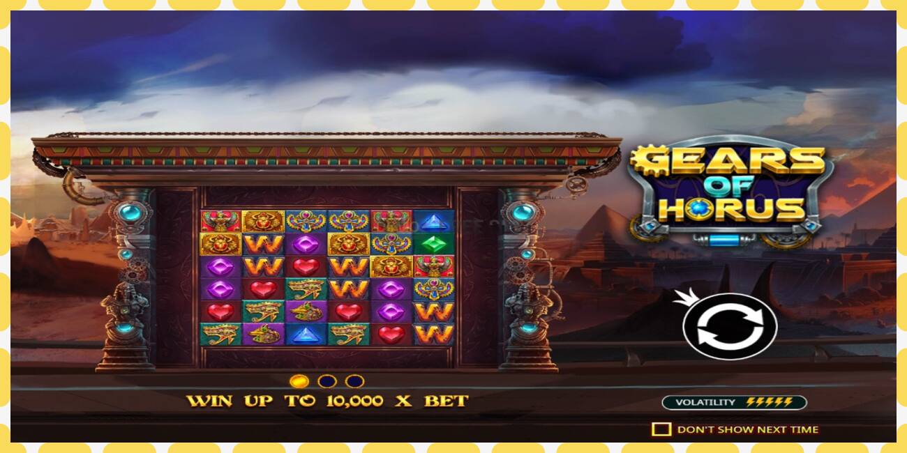 Slot demo Gears of Horus gratis dan tanpa registrasi, gambar - 1