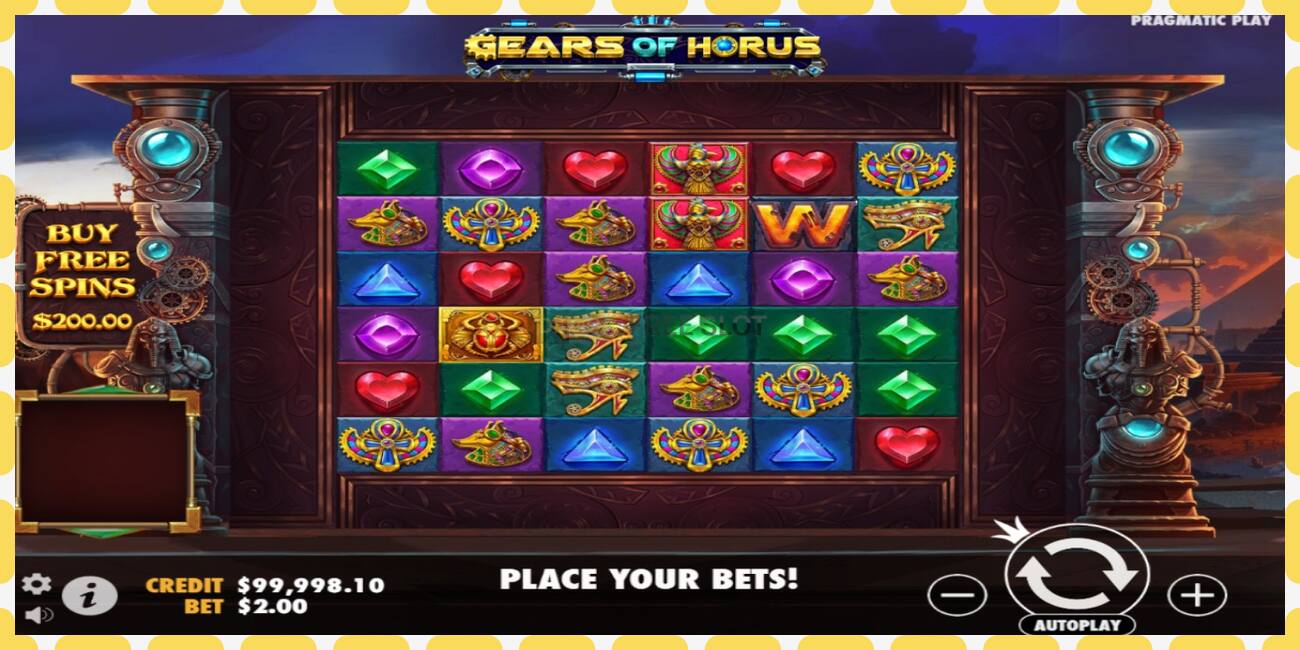 Demo slot Gears of Horus zadarmo a bez registrácie, obrázok - 1