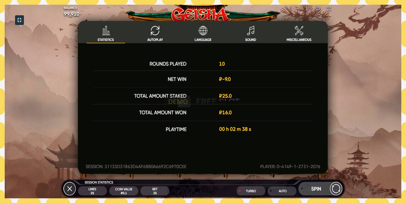 Demo slot Geisha free and without registration, picture - 1