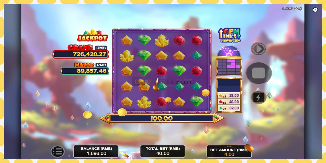 Demo slot Gem Links: Cluster Win besplatno i bez registracije, slika - 1