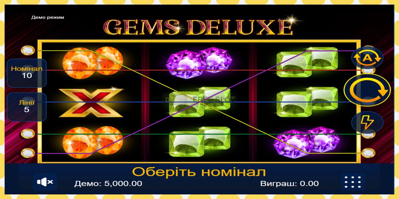 Demo slot Gems Deluxe free and without registration, picture - 1