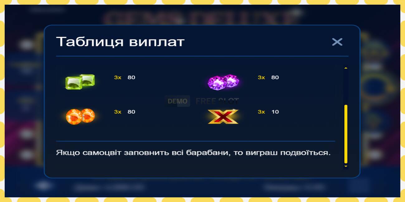 Demo slot Gems Deluxe free and without registration, picture - 1