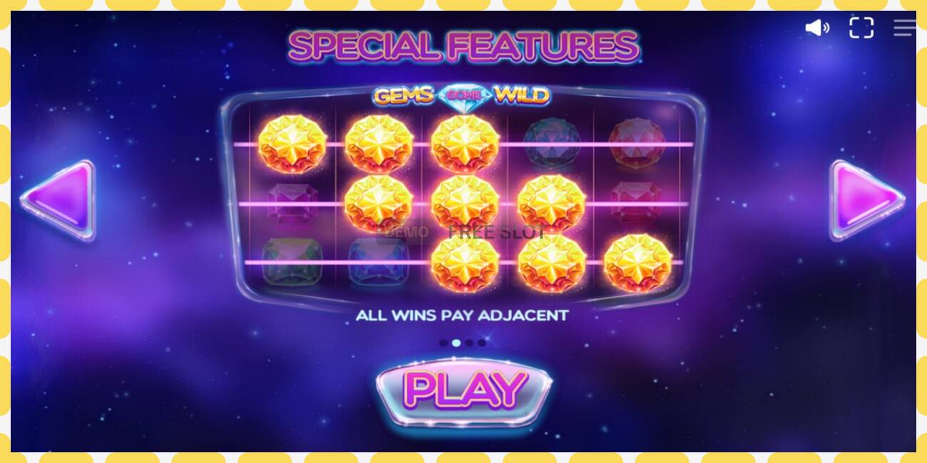 Demo slot Gems Gone Wild free and without registration, picture - 1