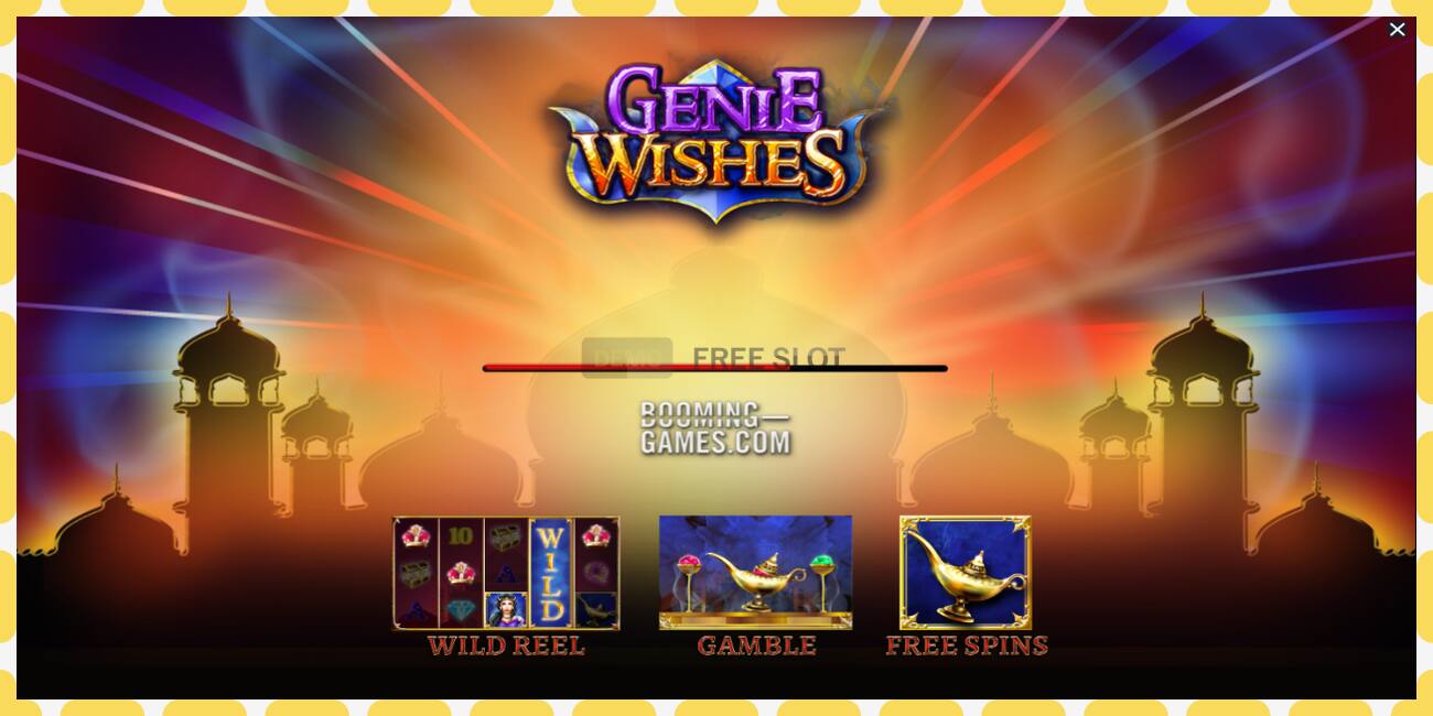 Slot de demostración Genie Wishes gratuíto e sen rexistro, imaxe - 1