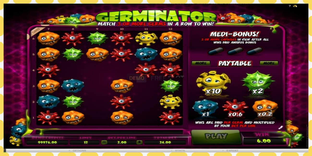 Ranura de demostración Germinator gratis y sin registro, imagen - 1