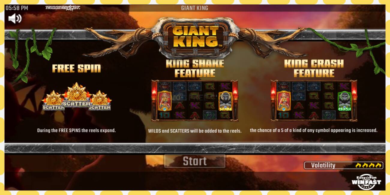 Demo slot Giant King free and without registration, picture - 1