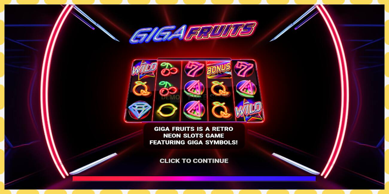 Demo-spor Giga Fruits gratis og uten registrering, bilde - 1