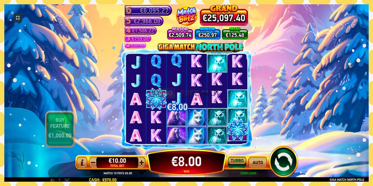 Demo slot Giga Match North Pole නොමිලේ සහ ලියාපදිංචියකින් තොරව, පින්තූරය - 1