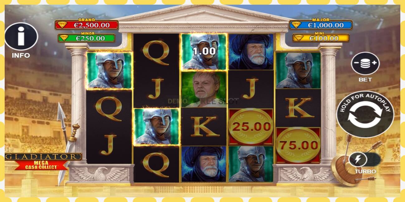 Демо слот Gladiator: Mega Cash Collect бесплатно и без регистрација, слика - 1