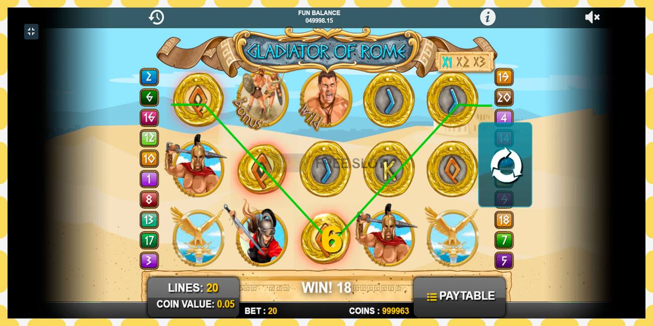 Demo slot Gladiator of Rome free and without registration, picture - 1