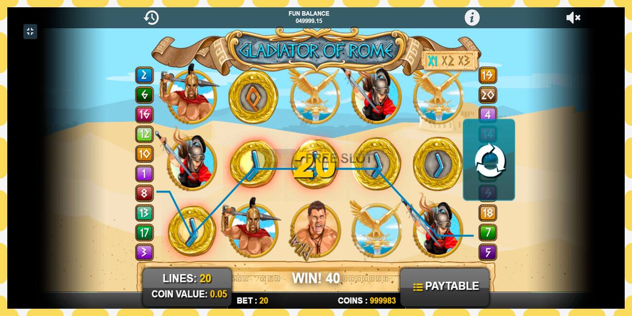 Demo slot Gladiator of Rome free and without registration, picture - 1