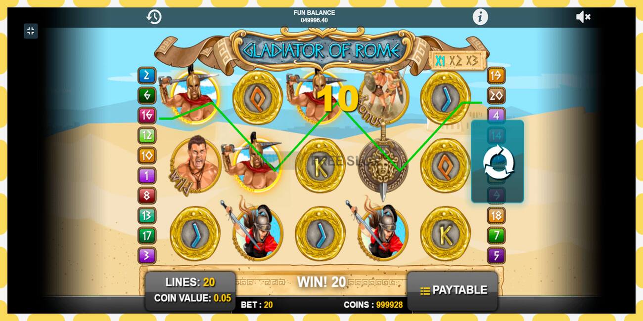 Demo slot Gladiator of Rome free and without registration, picture - 1