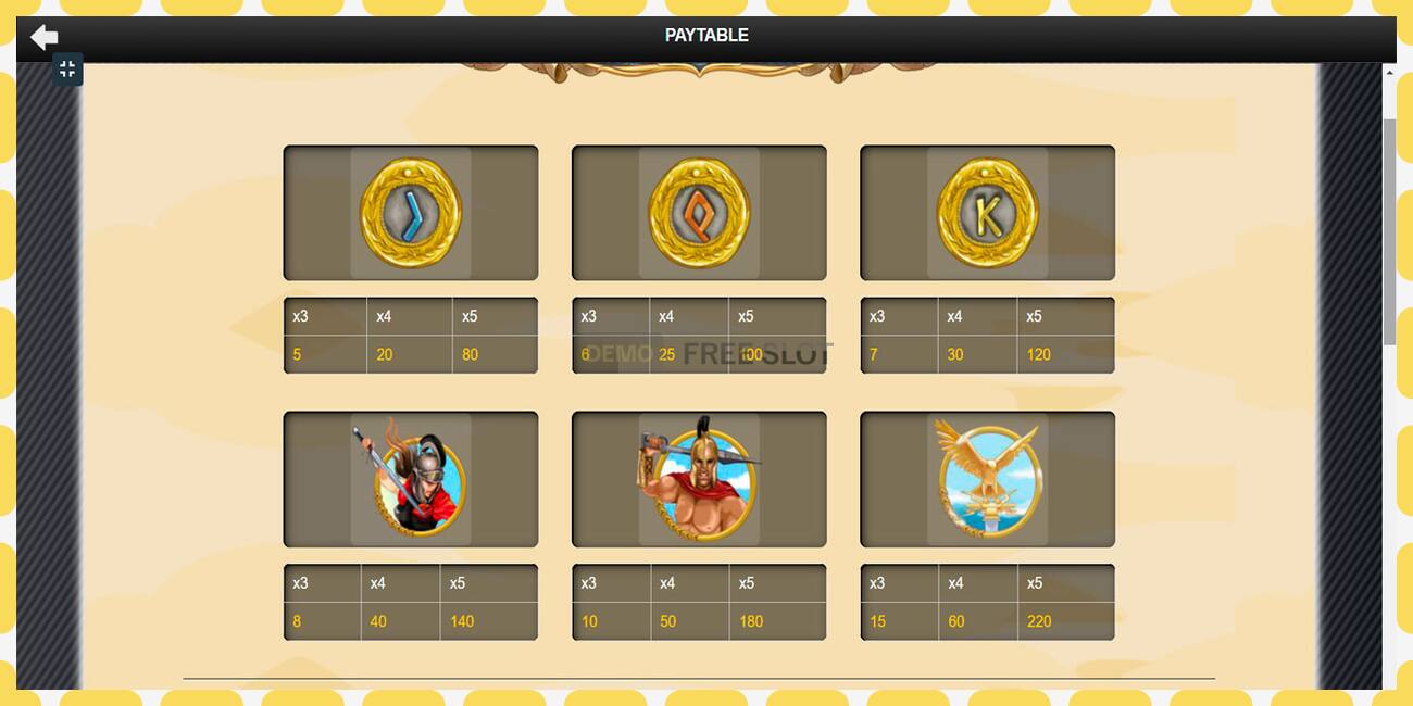 Demo slot Gladiator of Rome free and without registration, picture - 1