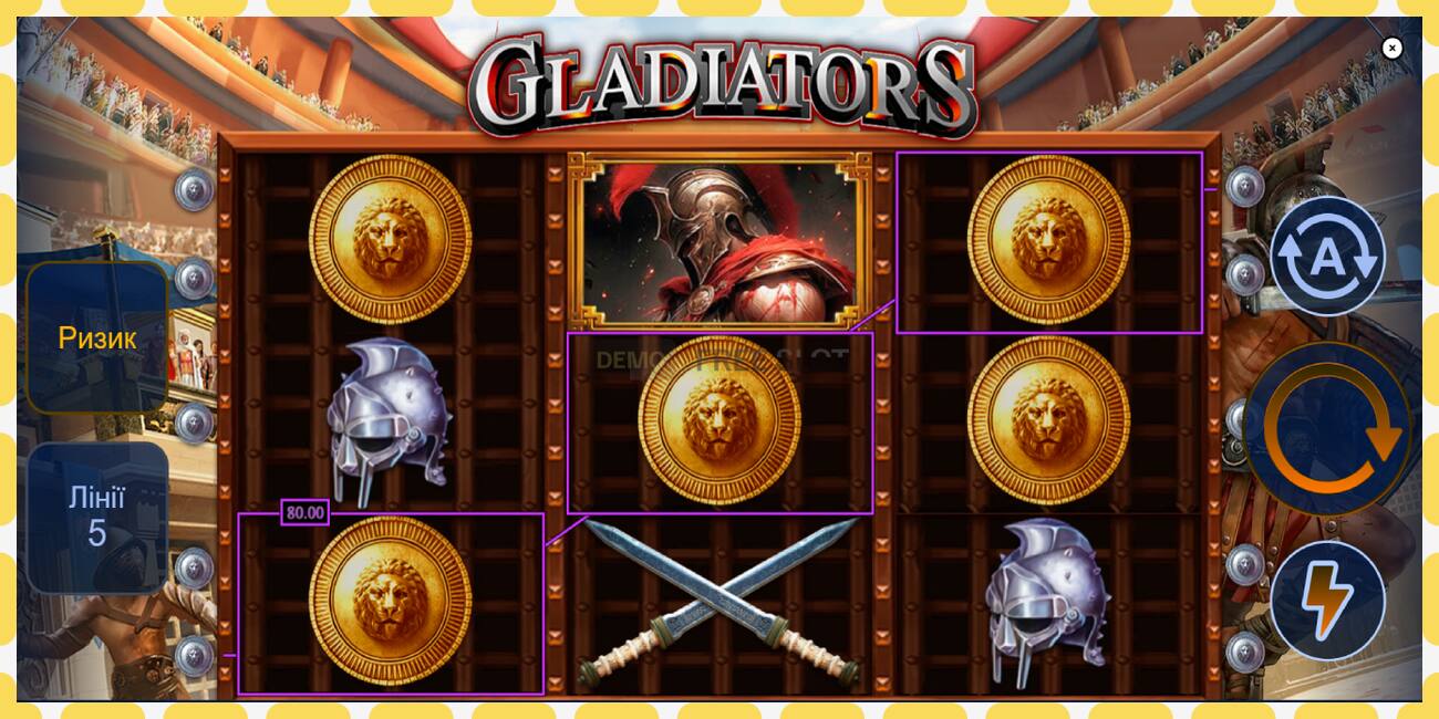 Slot demo Gladiators percuma dan tanpa pendaftaran, gambar - 1