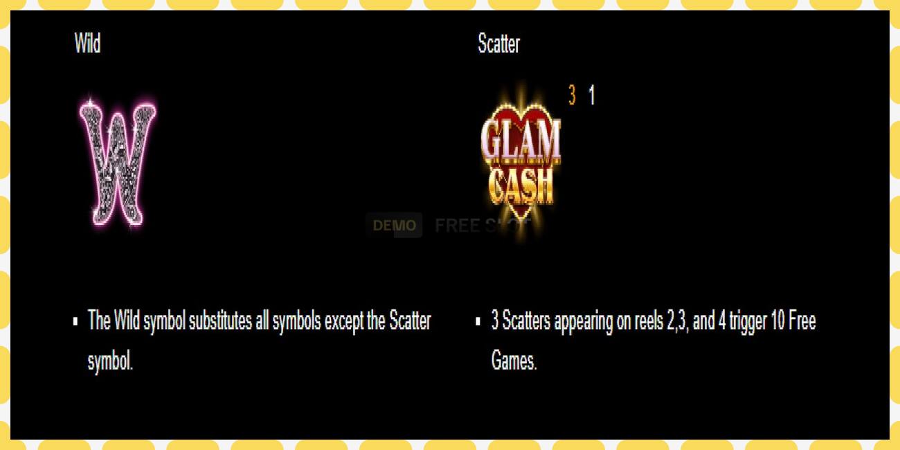 Demo slot Glam Cash free and without registration, picture - 1