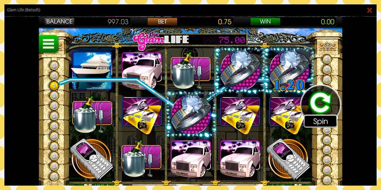 Demo slot Glam Life free and without registration, picture - 1