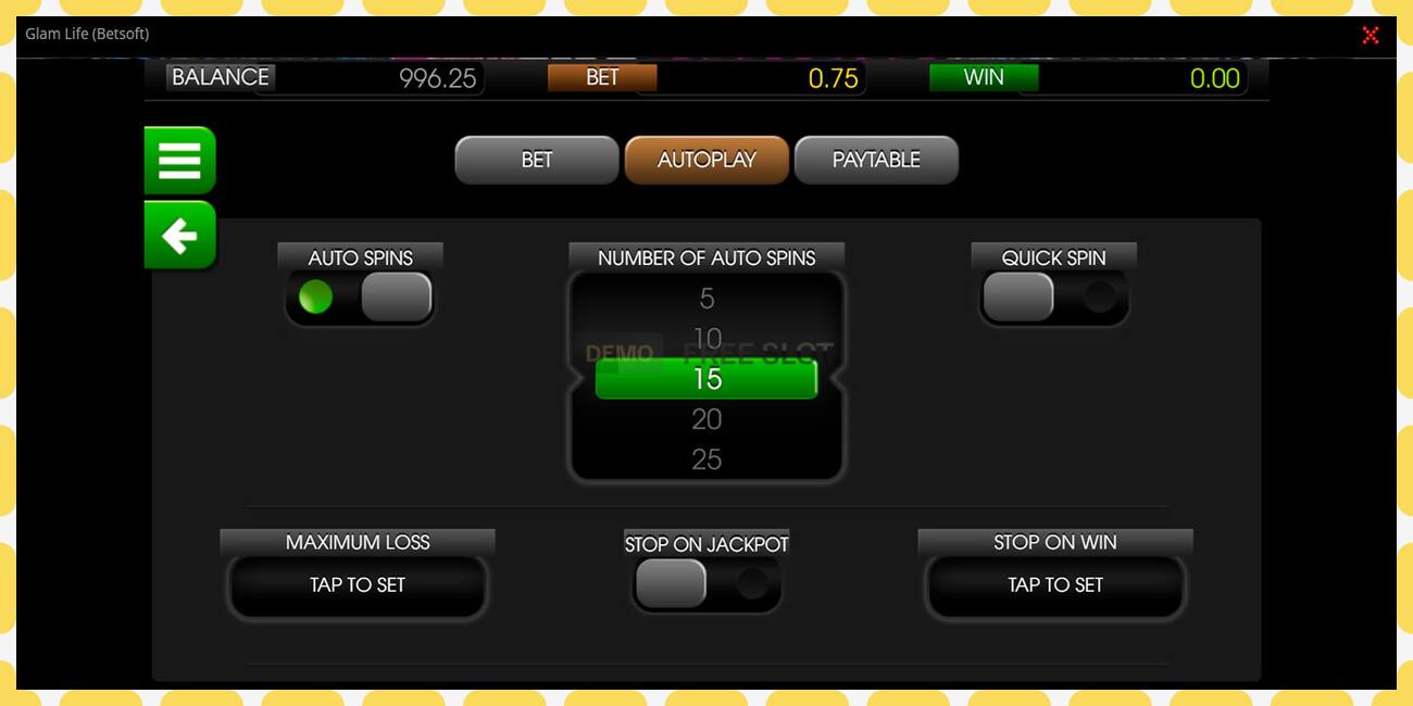 Demo slot Glam Life free and without registration, picture - 1