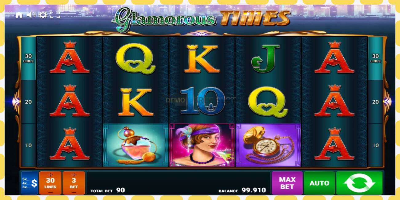 Demo slot Glamorous Times free and without registration, picture - 1