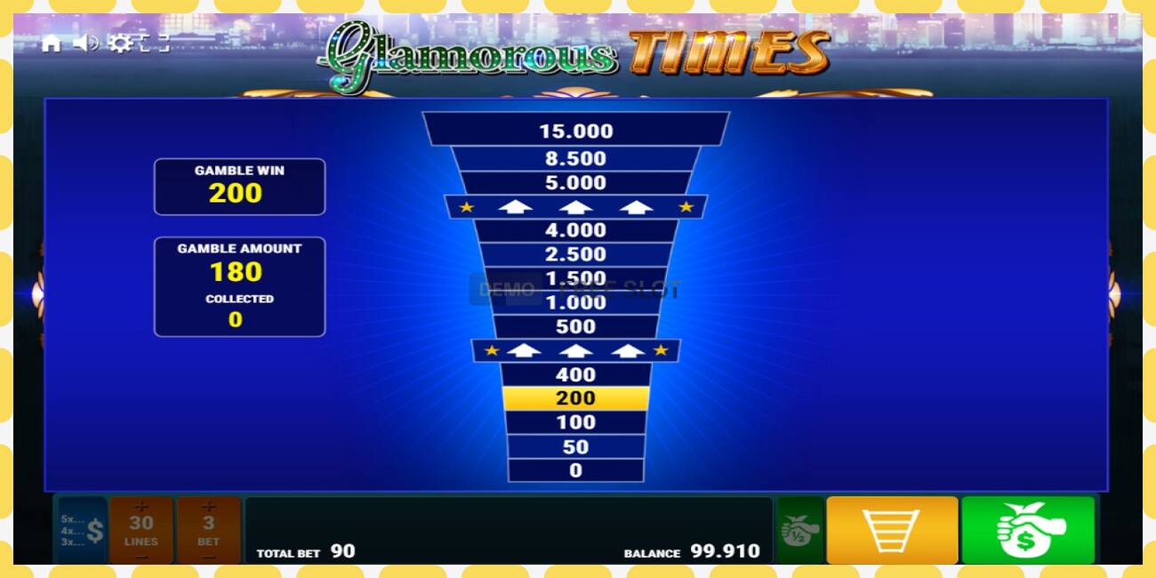 Demo slot Glamorous Times free and without registration, picture - 1