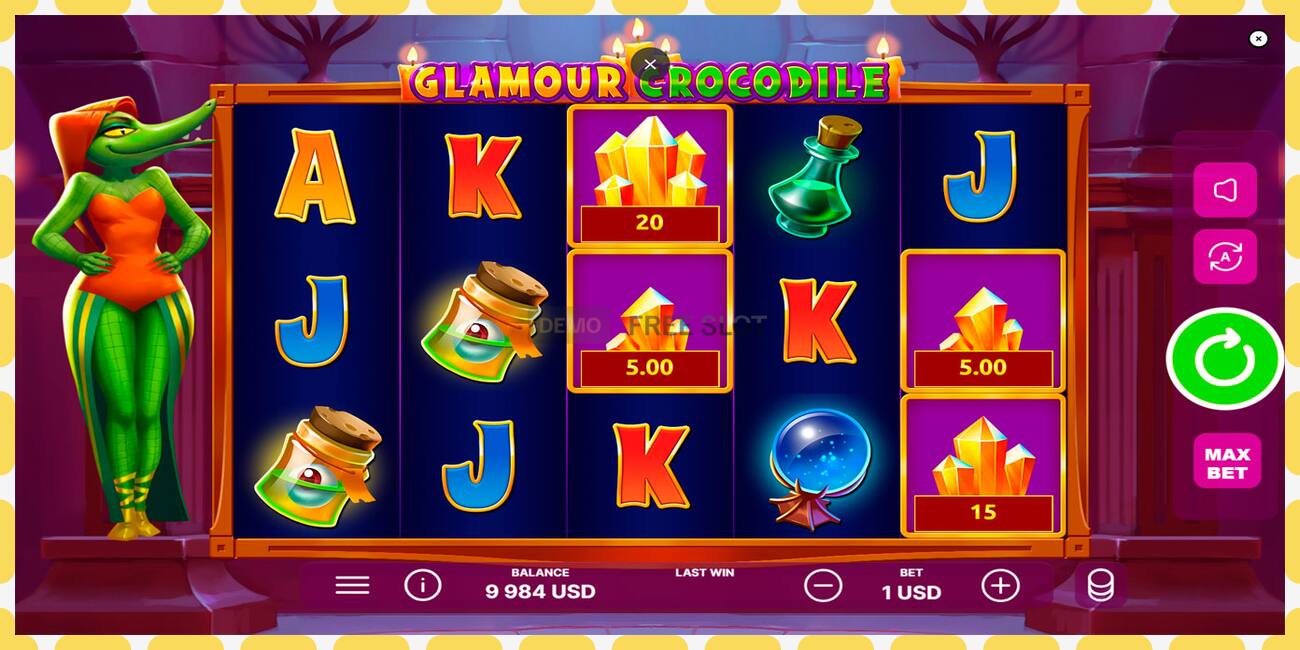 Demo slot Glamour Crocodile free and without registration, picture - 1