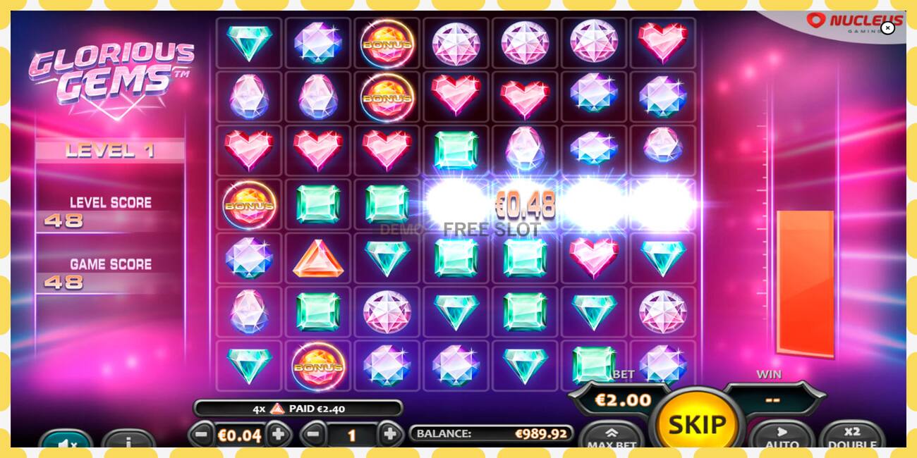 Demo slot Glorious Gems free and without registration, picture - 1