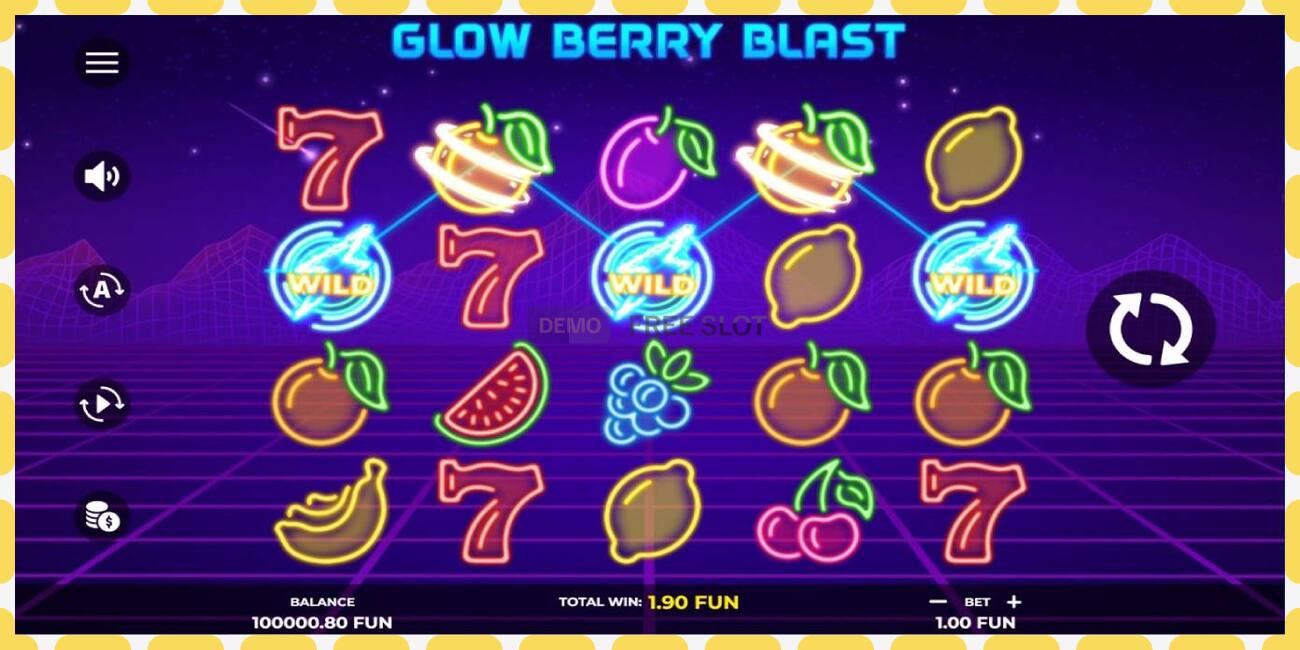 Demo slot Glow Berry Blast free and without registration, picture - 1