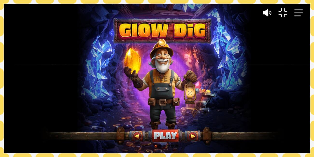 Demo slot Glow Dig free and without registration, picture - 1