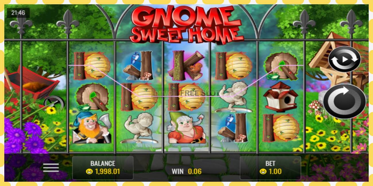 Demo slots Gnome Sweet Home bezmaksas un bez reģistrācijas, attēlu - 1