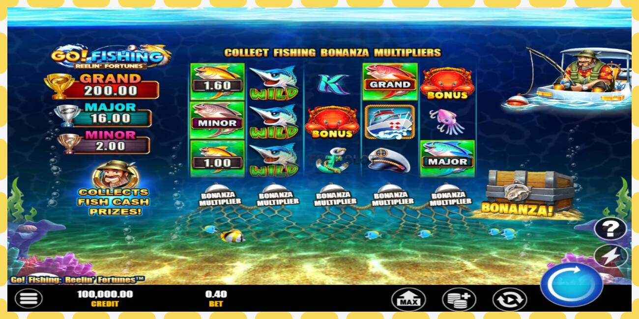 டெமோ ஸ்லாட் Go! Fishing: Reelin Fortunes இலவச மற்றும் பதிவு இல்லாமல், படம் - 1