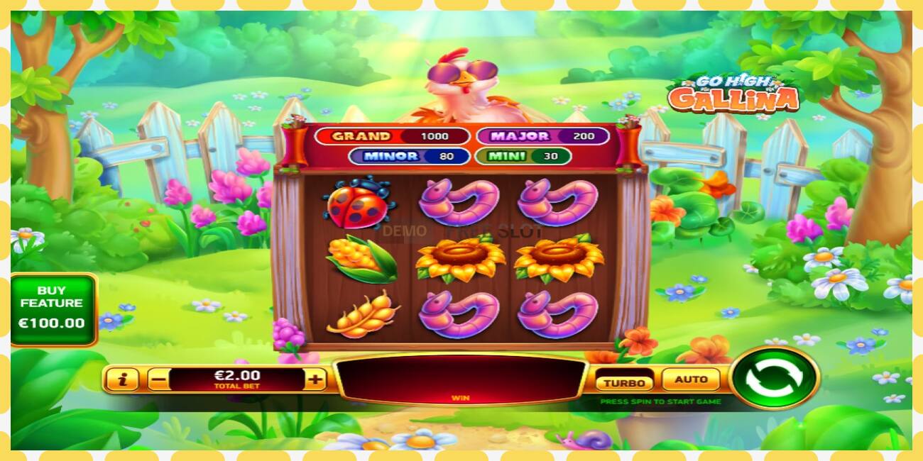 Demo slot Go High Gallina free and without registration, picture - 1