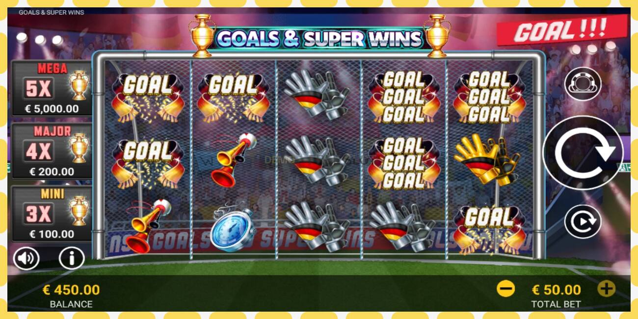 Slot demo Goals & Super Wins gratuit și fără înregistrare, imagine - 1