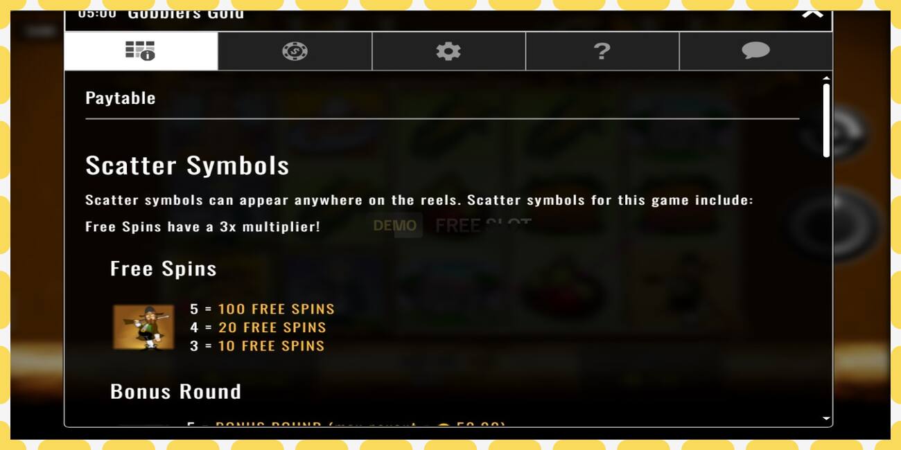 Demo slot Gobblers Gold free and without registration, picture - 1